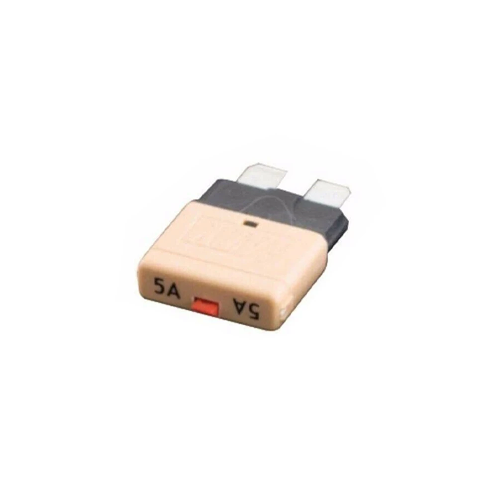 1Pcs Circuit Breaker Blade Fuse 12V 24V Resettable 5A-30A Marine Automatic Reset Circuit Breaker Fuse For RVs Marine Automotive