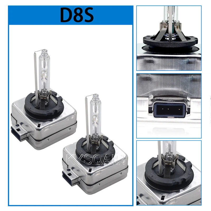 2PCS SUKIOTO JAPAN KYSQAIR VISION 35W D2S D1R D4S D3R D8S HID XENON Headlight Bulb 55W D1S HID XENON D3S For Audi BMW Volkswagen