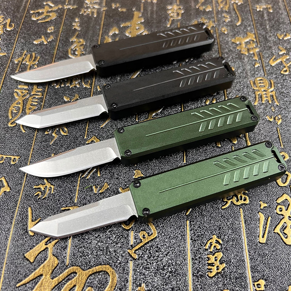 A6722 Small Size Tactical Knife D2 Stone Wash Blade CNC Aviation Aluminum Handle Outdoor Camping Hiking Fishing EDC Pocket Knives