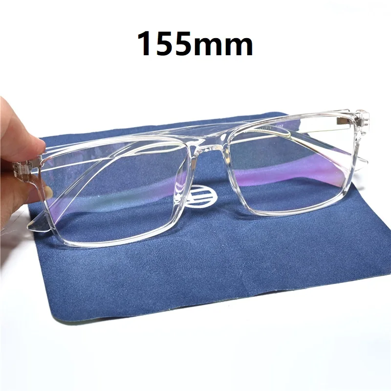 Rockjoy 155mm Oversized Transparent Reading Glasses Men Eyeglasses Frames Male Women Big Large Spectacles for Optical TR90