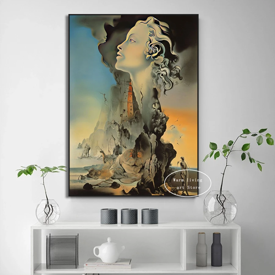 Saador Dali Surrealism Famous Painting Canvas Print new Posters 2025 Surreal Abstrac Wall Art Pictures for Living Room Home Decor Mural