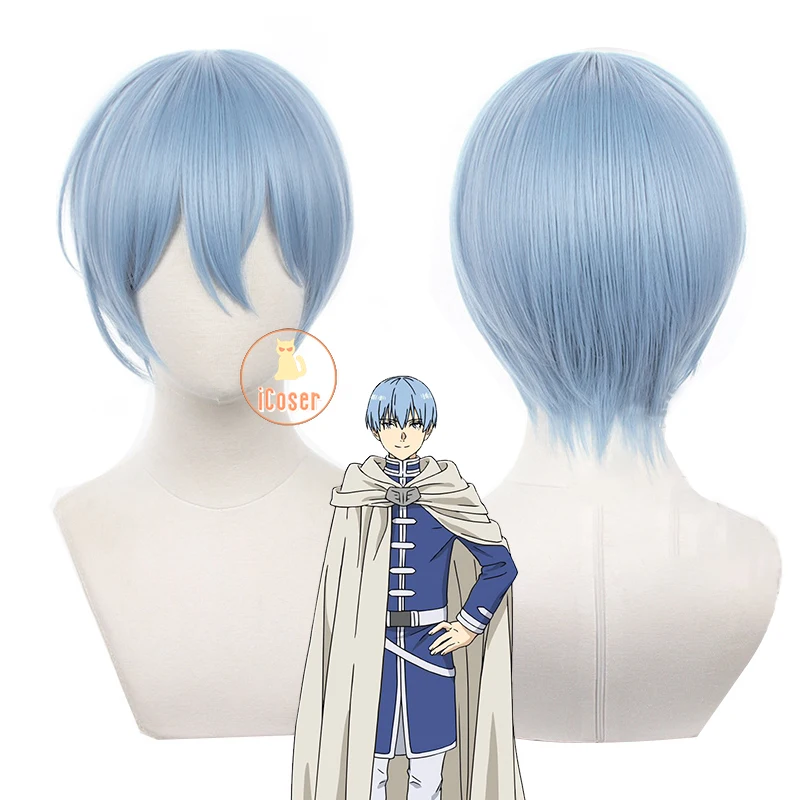 Himmel Cosplay Costume Wig Anime Frieren Beyond Journey's End Cloak Uniform Outfit Blue Hair Halloween Party Men Women Role Play
