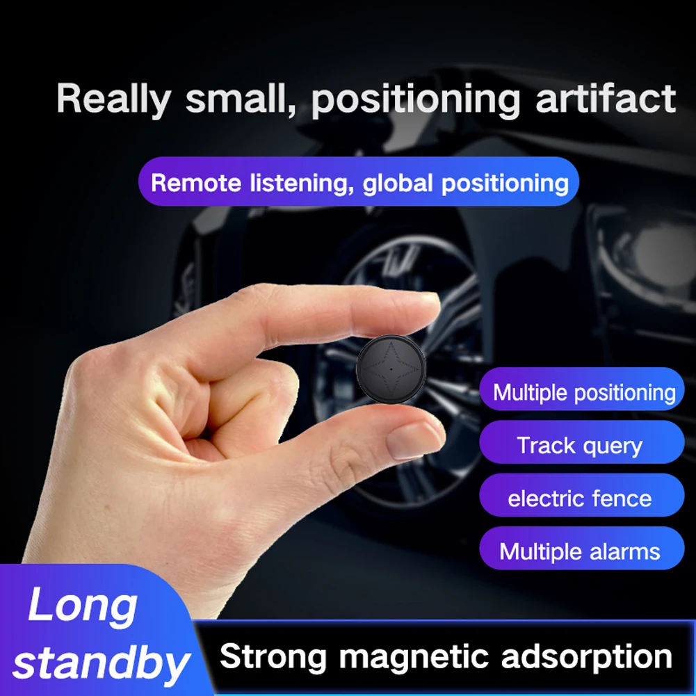 new 1-3PCS GPS Tracker Car Real Time Tracking Vehicle Anti-Theft Pets GPS Mini Locator Strong Magnetic Mount SIM Message 2025 Smart Tag