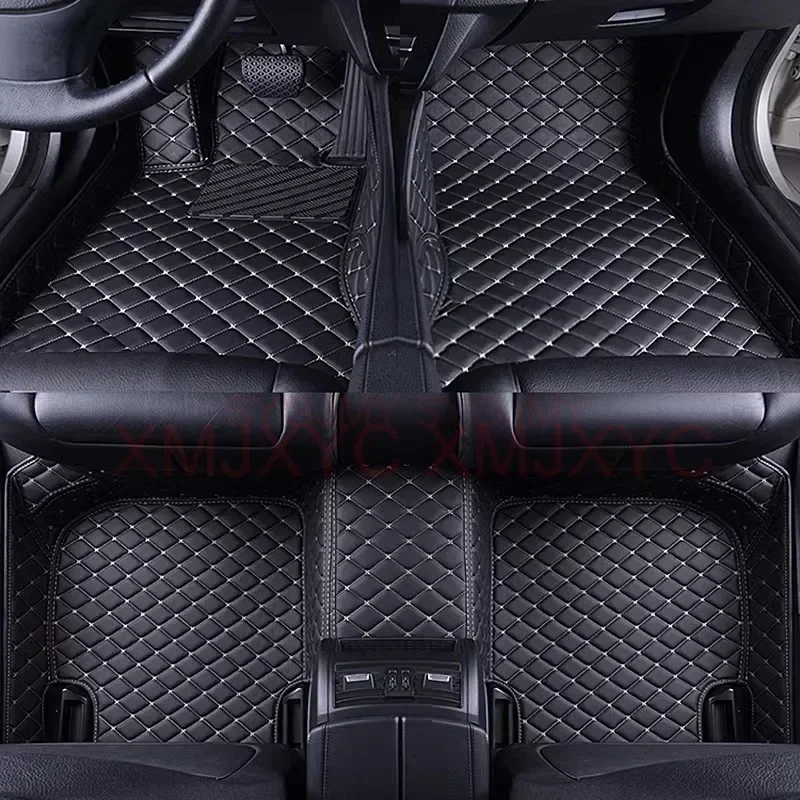 Custom 3D Car Floor Mats for Mercedes Benz 5 7 Seat GLE Coupe 2020-2023 Interior Accessories Artificial Leather