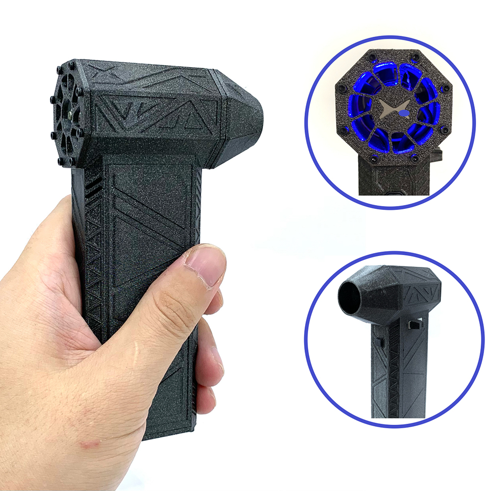 Mini Turbo Fan Speed Adjustable Turbo Violent Fan 110000RPM Small Turbo Jet Fan LED Lights for Keyboard/Car/Motorcycle Cleaning