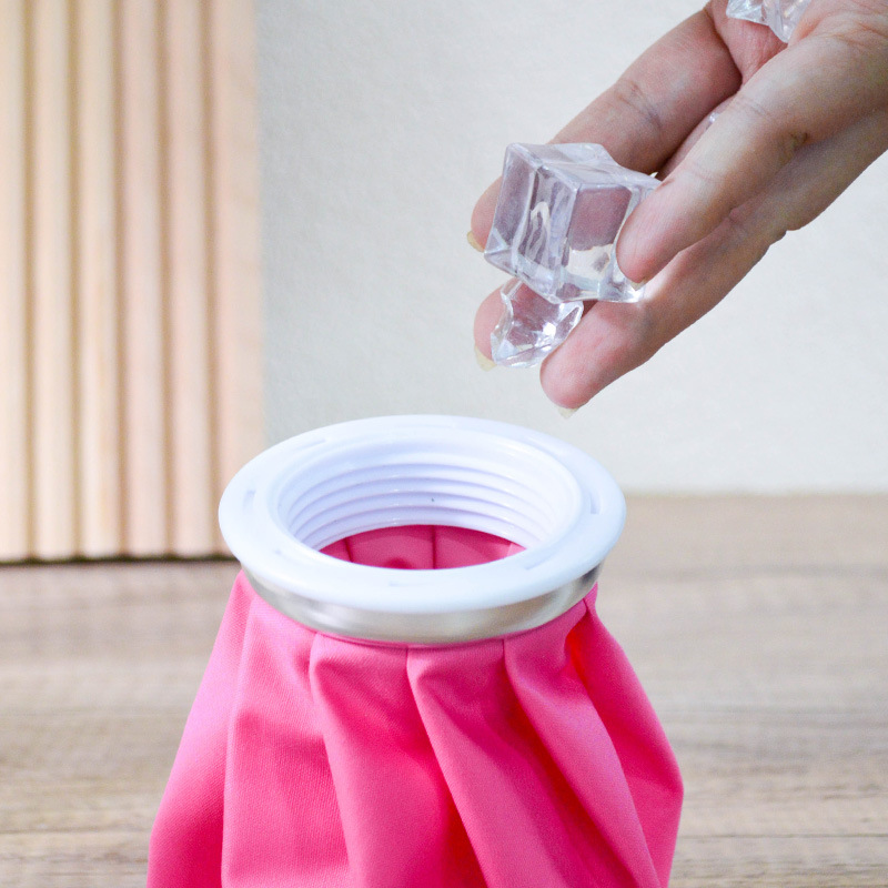 Ice Cold Pack Reusable Bags Hot Water Bag for Injuries Therapy Pain Relief with Elastic Breathable Support Wrap dfb65 5