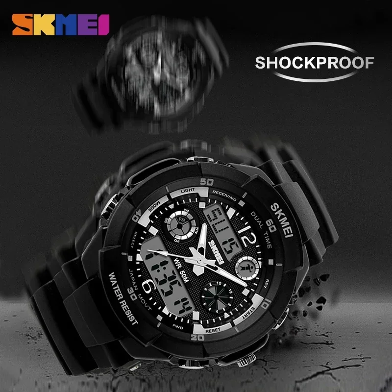SKMEI Outdoor Digital Boy Sport Children Electronic Wristwatches 1060 Relojes infantiles 0931 Kids Shockproof Waterproof Watch