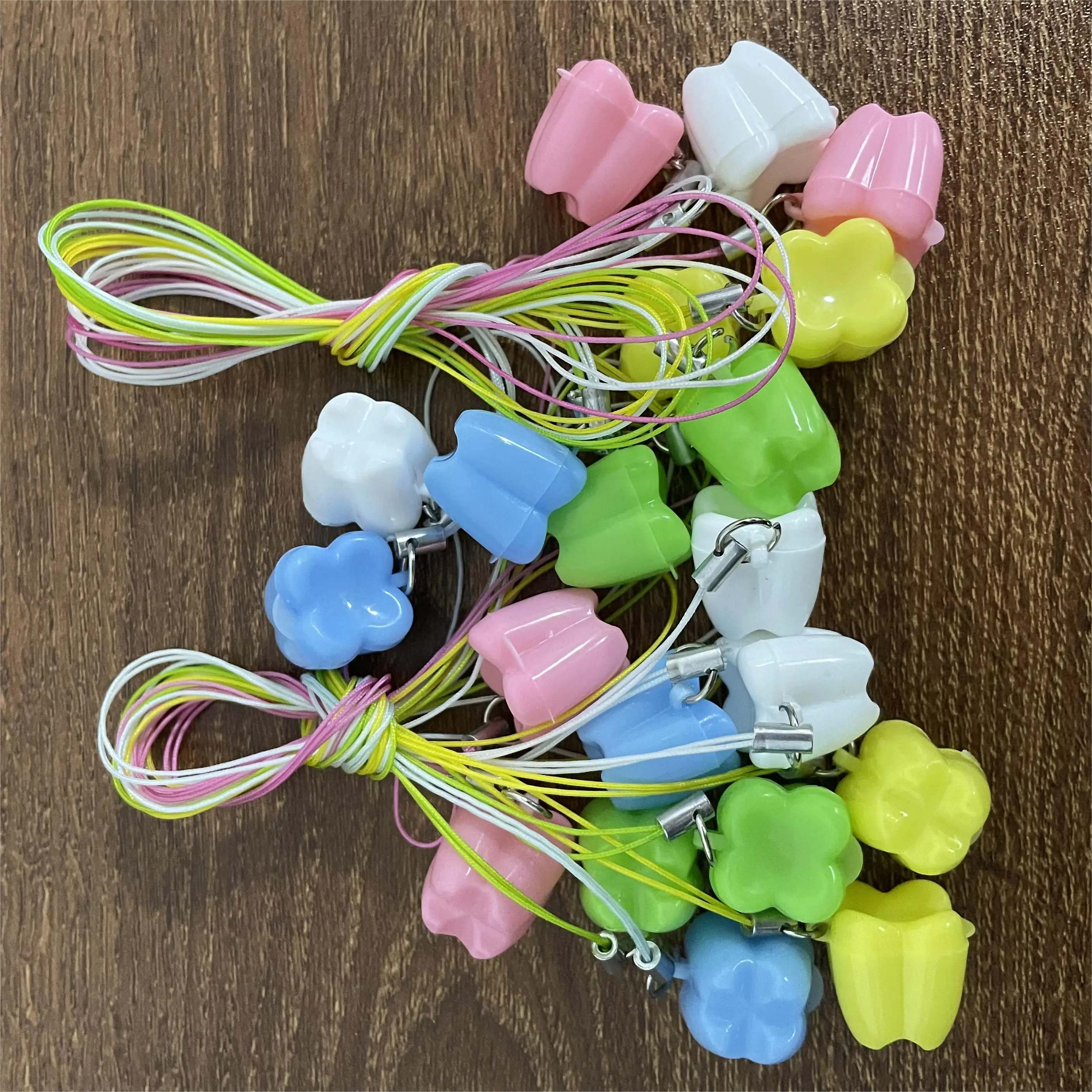 30 PCS Lost Teeth 2025 Saver Necklace Child new Teeth Keepsake Holder Lovely Baby Milk Tooth Storage Box Children Teeth Save Box