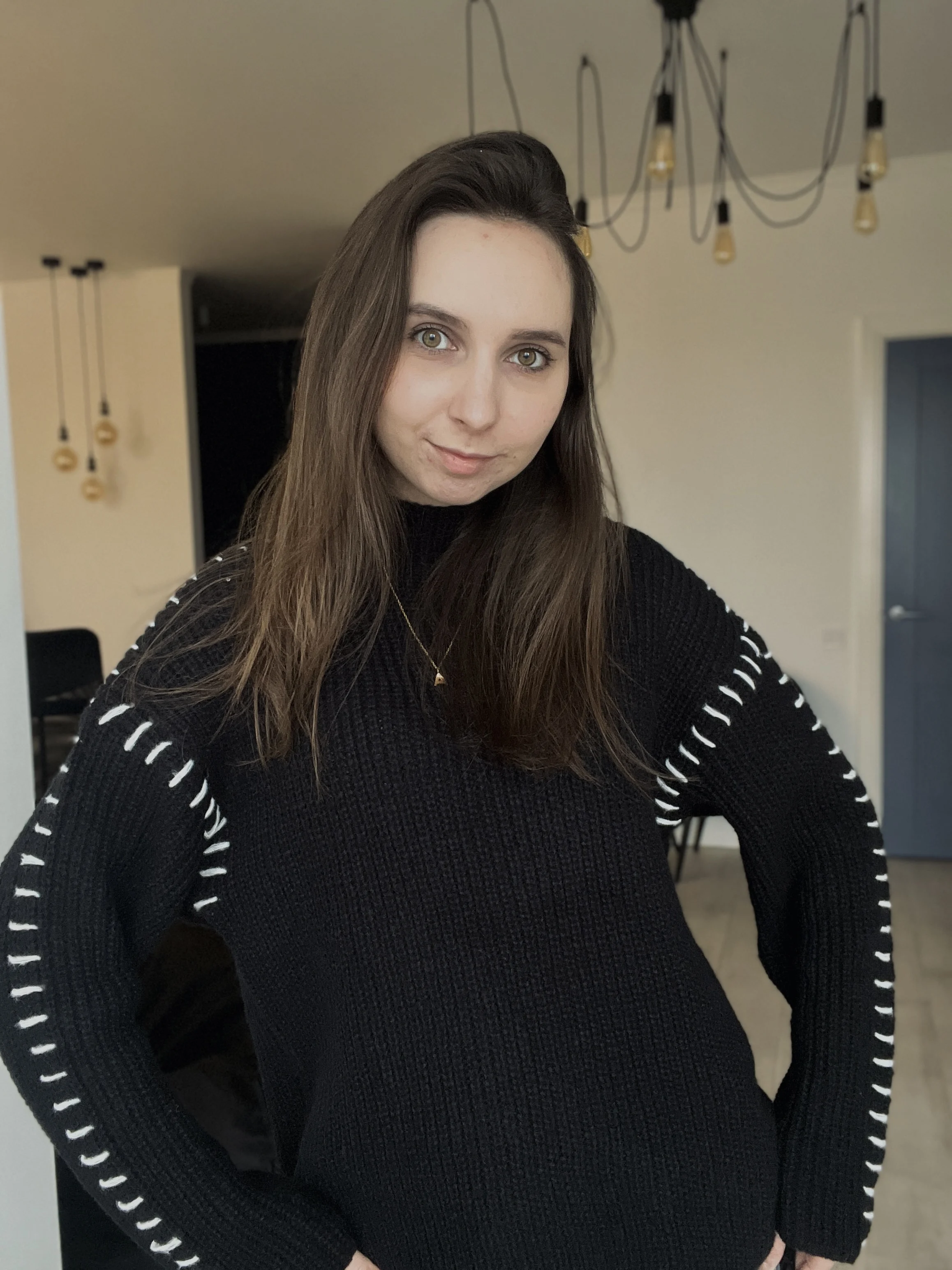 SLTNX TRAF Women's Turtleneck Vintage Sweater Female Thick Warm Pullover Sweater for Women 2023 Winter Loose Knit Knitwears Top