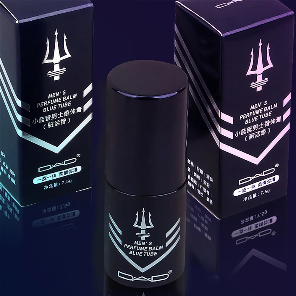 Men's solid body lotion leaves a lasting fragrance, purifies the air, is refreshing and stops sweating. It also helps eliminate body odor