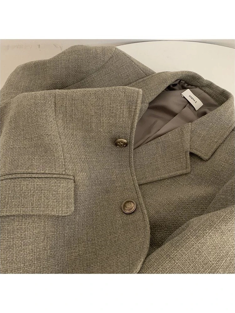 UNXX new Blazer Coat 2023 Spring 2025 Autumn New Long Sleeve Women Suit Jacket Notched Collar Blazers Femme Office Lady Women Clothing