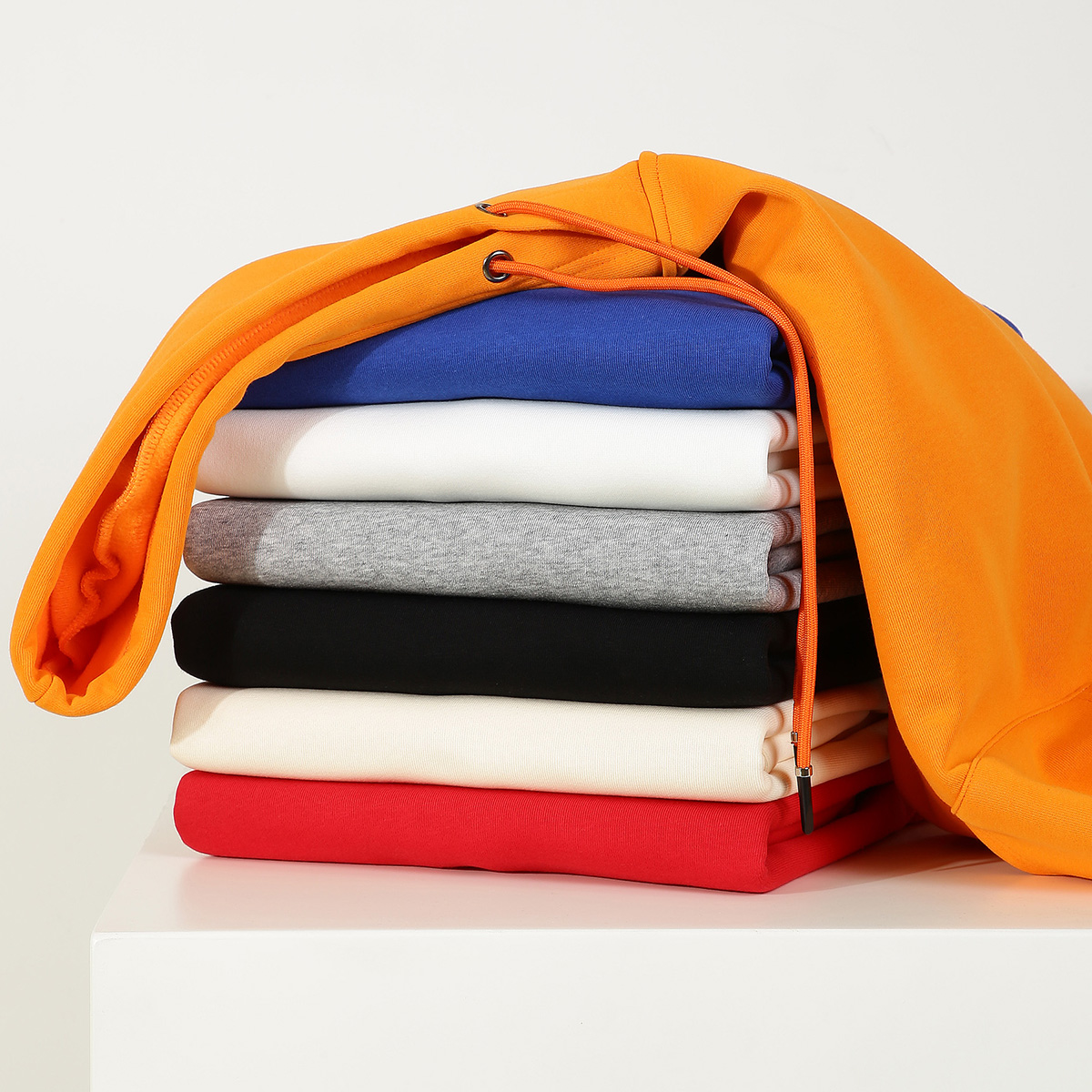 Hoodie Men 500g Fleece thicken 2025 Loose Solid Unisex Oversized Basic Autumn Winter new Warm Women Sweatshirts Hooded Pullovers Male Top