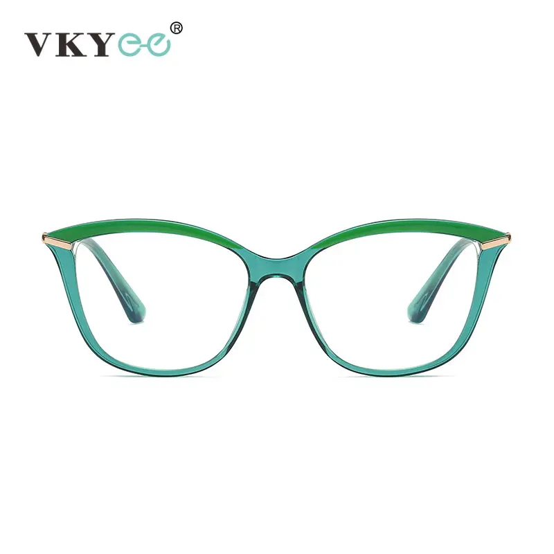 VICKY Cat Eye 2025 Anti-Blue Light Blocking Reading Glasses new Women Computer TR Alloy Lightweight Eyeglasses PFD2036