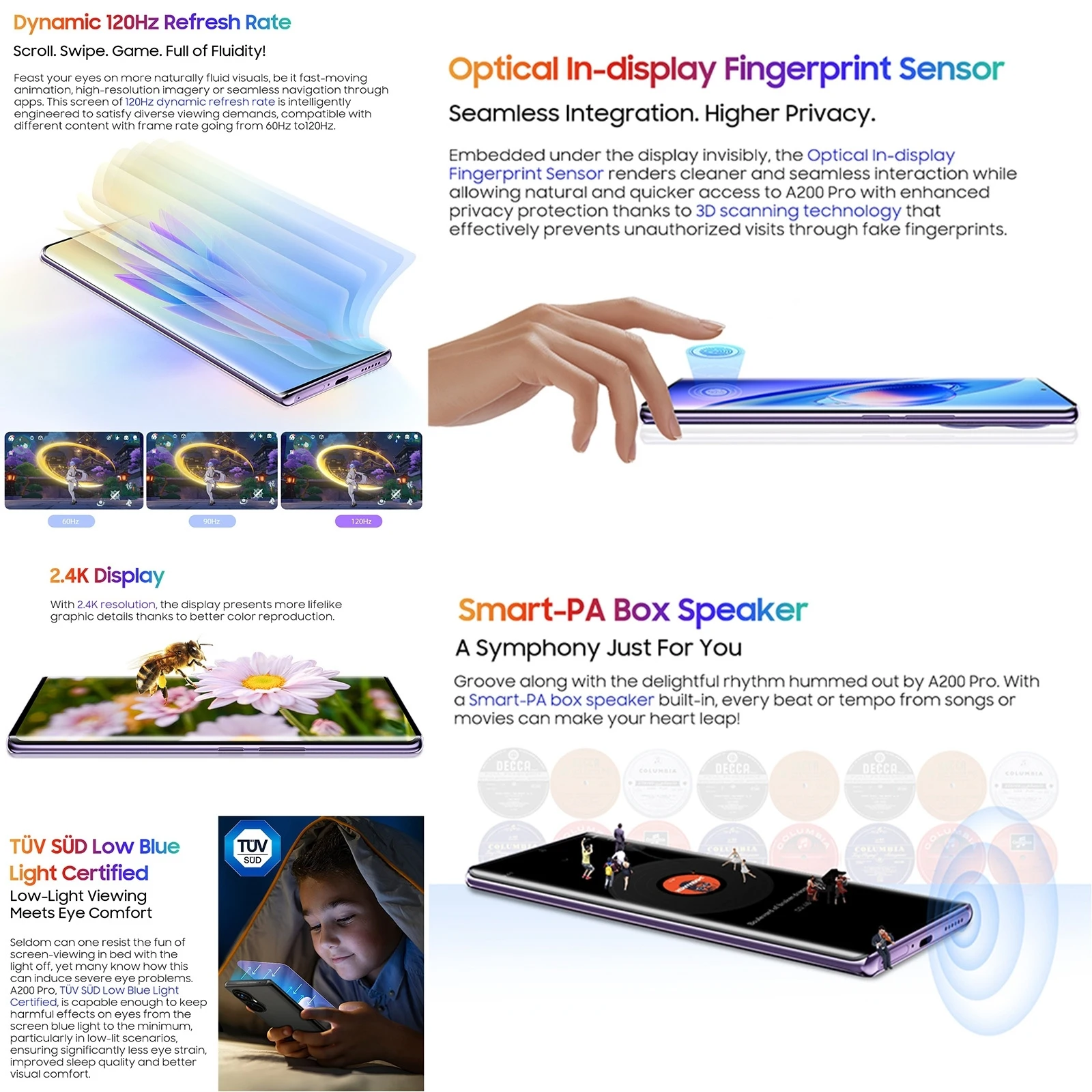 Pro Blackview A200 Smartphone 12GB+256GB 108MP Camera 6.67 inch Android13 Helio G99 Octa Core 4G NFC Cellphone 66W Fast Charging 12GB+256GB smile 12GB