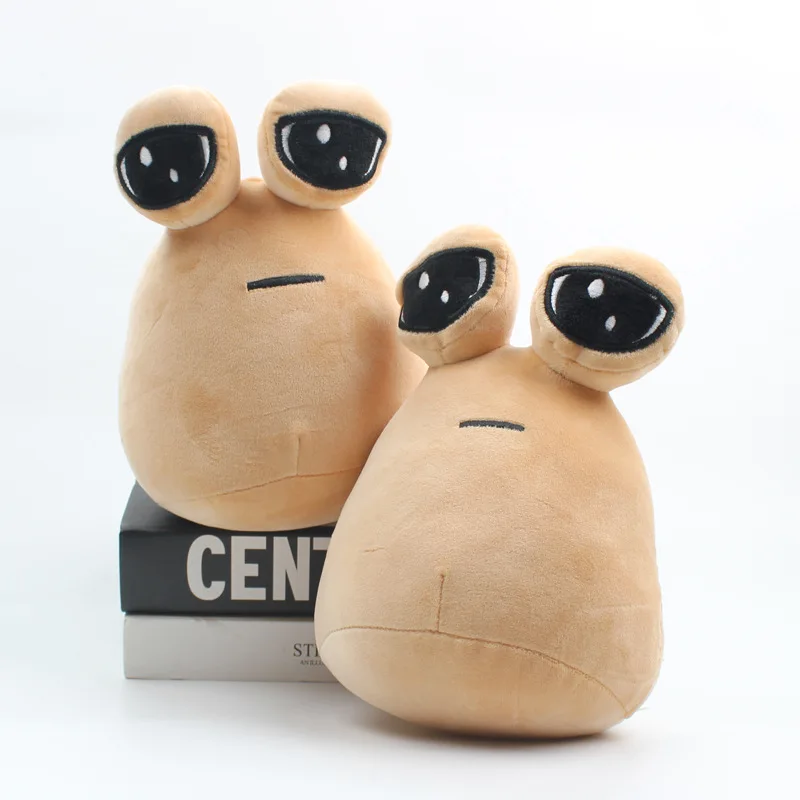 22CM New Product Creative 2025 Pou Plush Toy Big-eyed Alien Doll My Pet new Alien Doll Children's Christmas Gift