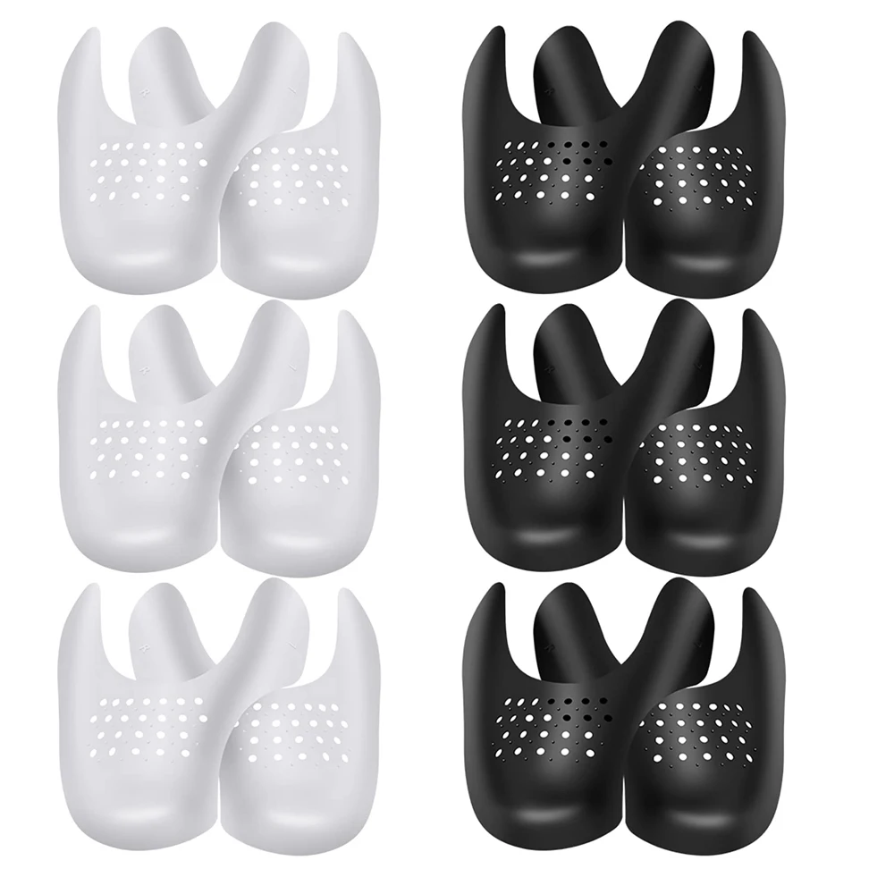 6Pairs Shoes Anti Crease Protector for Sneakers Toe Caps Sports Support Crease Guard for Sneaker Anti-wrinkle Shoe Stretcher