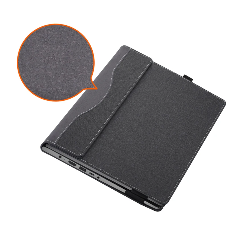 Detachable Case For Dell Latitude 5430 5420 5431 5421 7430 7420 Laptop Notebook Sleeve 14 Pu Cover Bag Protective Skin Stylus