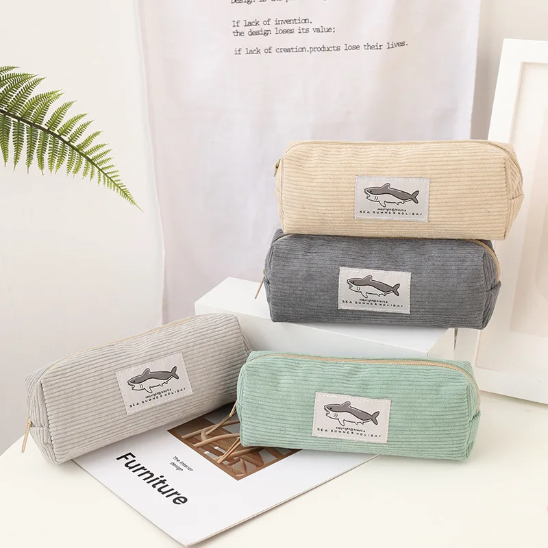 Corduroy Cosmetic Bag Portable Makeup Storage Bag Purse Women Bath Toiletry Wash Bag Travel Zipper Make Up Organizer Beauty Case