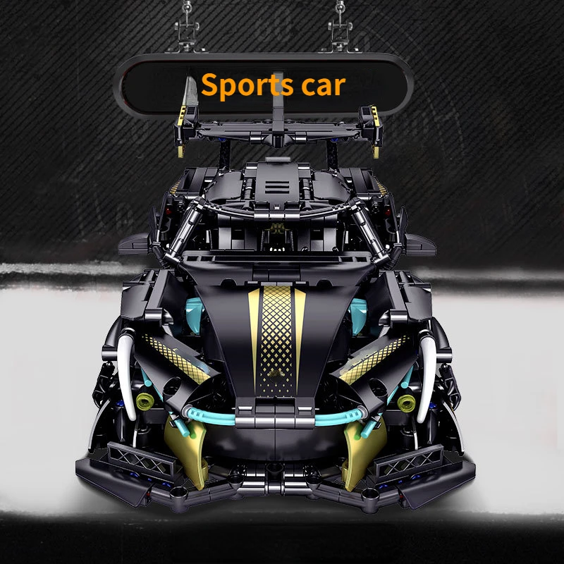 2023 Building blocks Supercar V12 Concept Racing model car build toy Birthday gift Boy Gift Christmas gift 81031