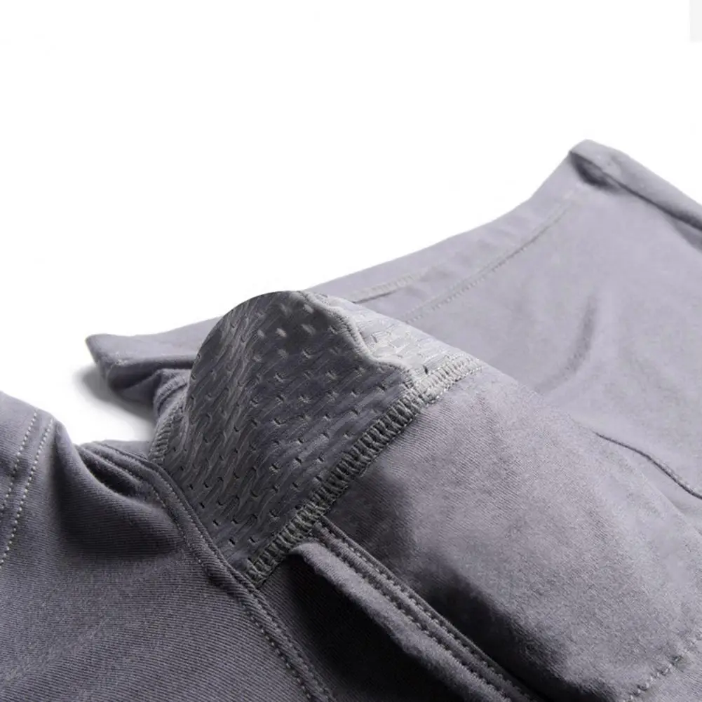 Men Boxers Underwear Breathable Honeycomb Mesh s U Support Moisture wicking for Comfort