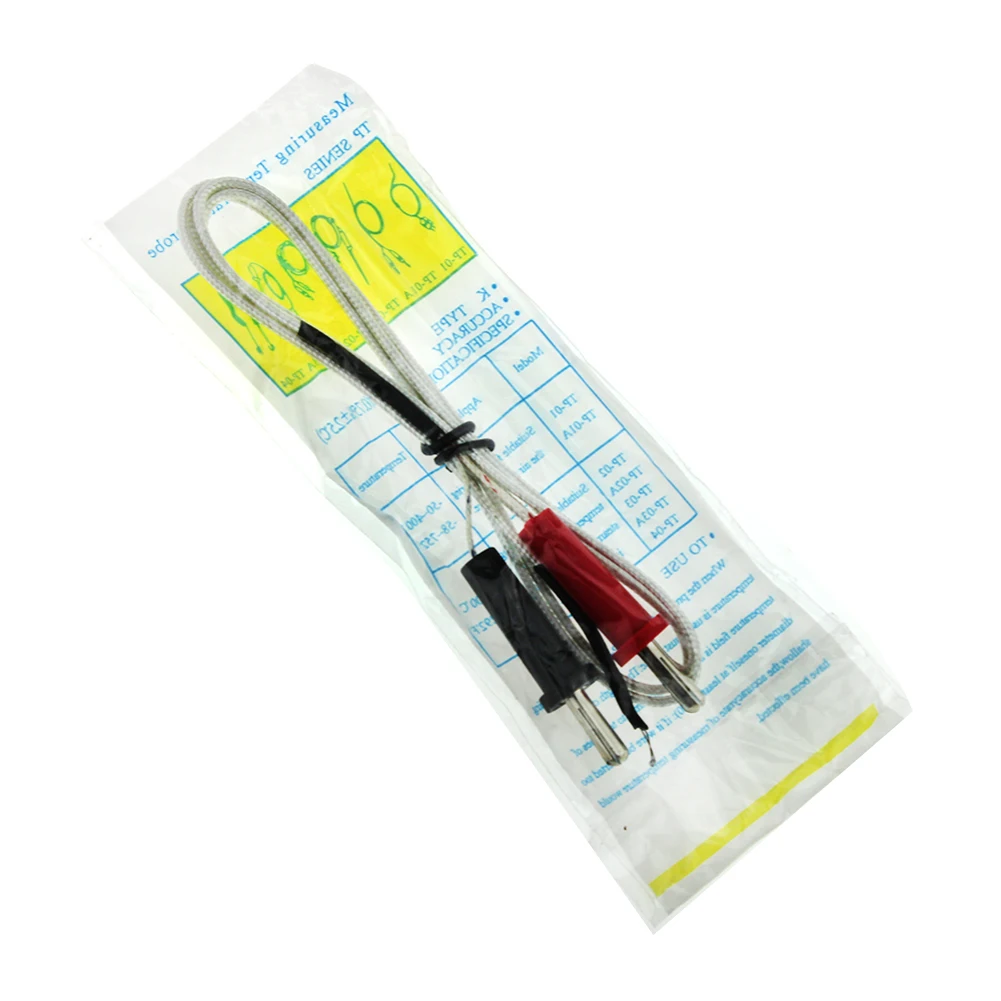 100cm K-type Test Length Wire Temperature Meter Thermocouple Sensor Probe Cable Tester Line for Thermostat Multimeter Tools