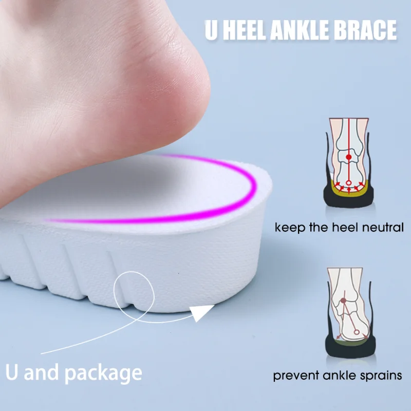 Invisible new Height Increase 2025 Insoles EVA Soft Lightweight Shoes Sole Pad for Men Women Heel Lift Feet Care Arch Support Insole