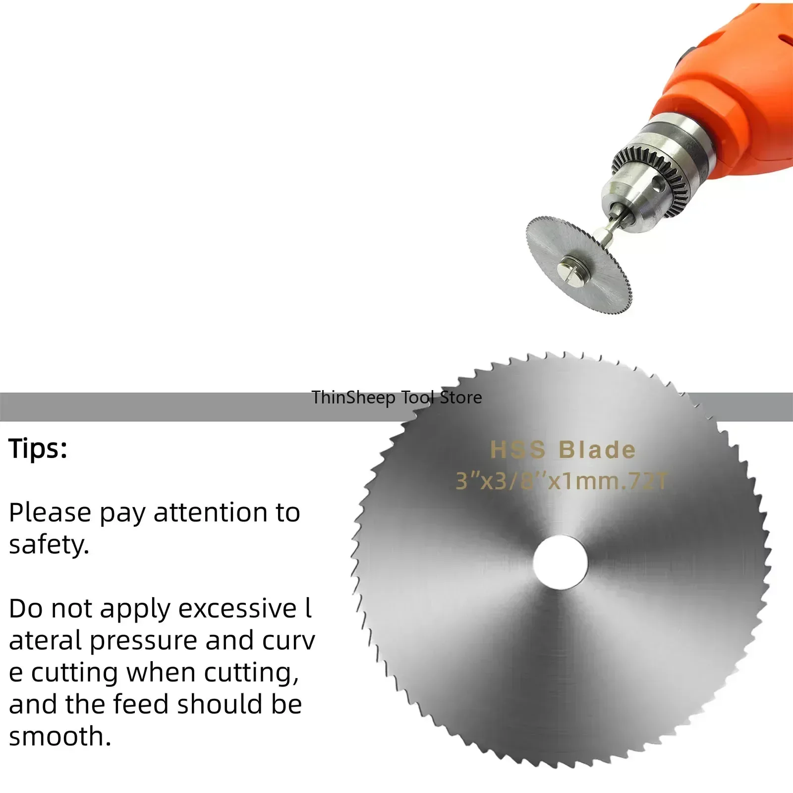 40/50/60/63mm 1/3pcs HSS Circular Saw Blade Disc Mini Milling Cutter Wood Plastic Metal Tile Slot Machining High Speed Steel