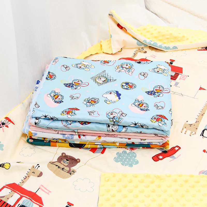 Autumn and winter children's thickened blanket swaddle children's blanket soothes baby comfortable newborn quilt