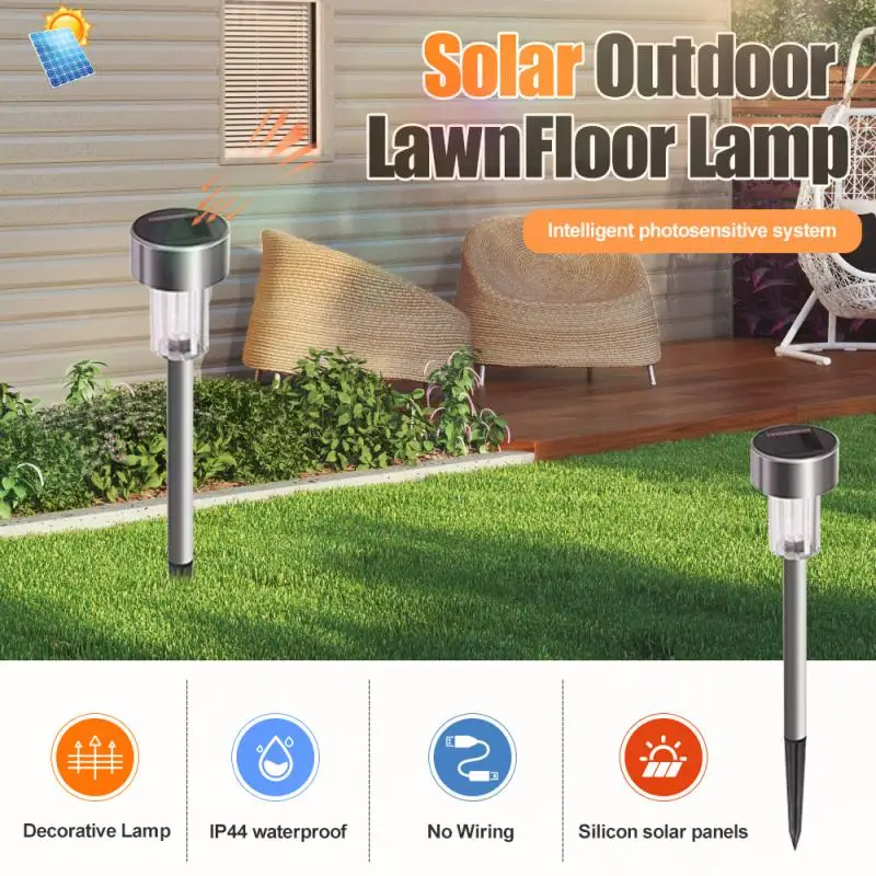 1Pack Solar Garden new Light Outdoor Solar Powered Lamp Lanter Waterproof Landscape Lighting For 2025 Pathway Patio Yard Lawn Decoration - view 5