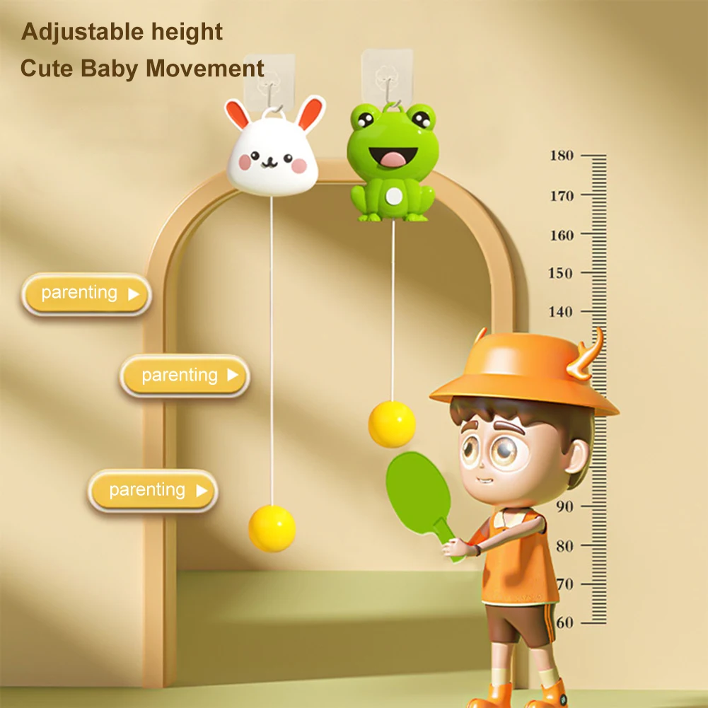 Hanging Rebound Practice Training Tool Visual Exercise Hanging Ping Pong Recreational Toy Ping Pong Ball Trainer for Kids Child
