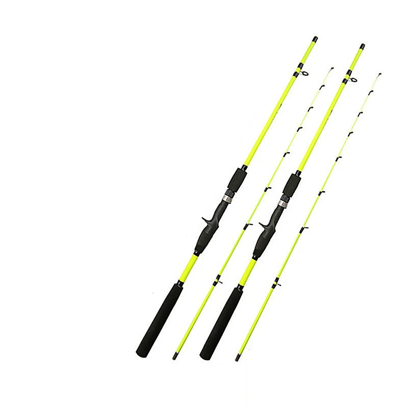 1.6M 1.8M Spinning Casting Fishing Rod 2 Sections Lure Weight 1/8-3/4oz Max Fishing Test About 10KG Lure Fishing Rod