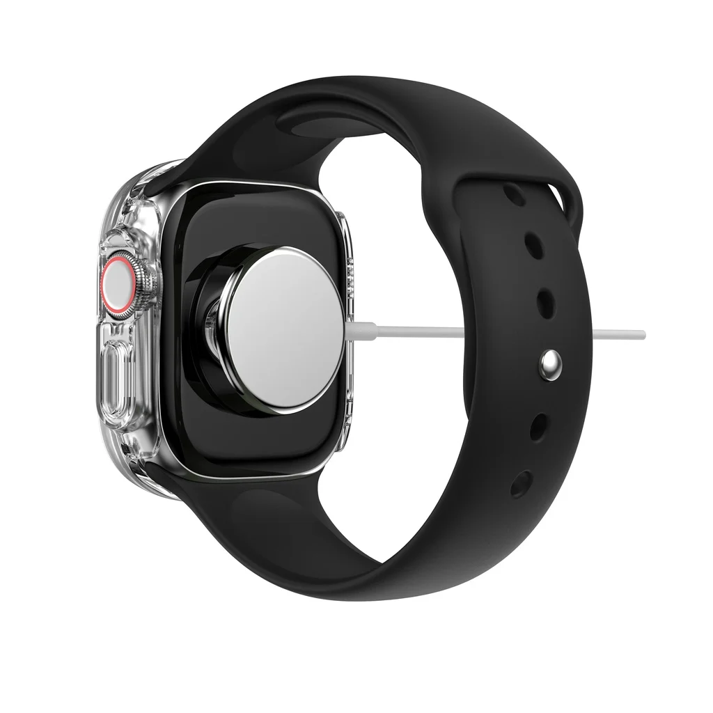 Tempered Glass+Cover for Apple Watch Series 9 Ultra 2 49mm 41mm 45mm PC Bumper Screen Protector Case for IWatch Series 8 7 Cases
