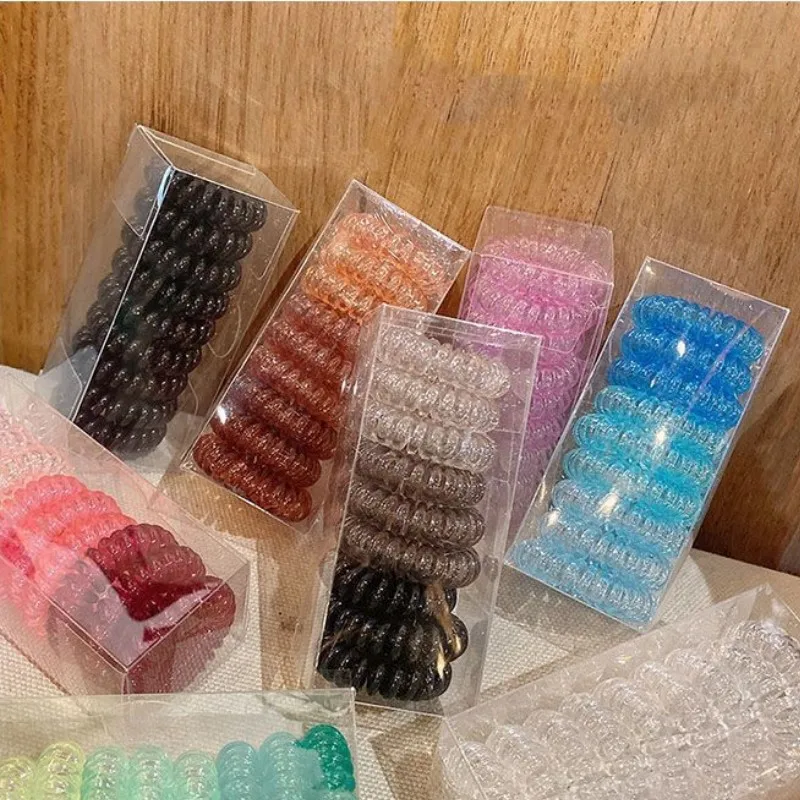 9pcs Hair Accessories Para El Cabello Scrunchies Cheveux For Women Rubber Elastic Bands Ponytail Borracha Diademas