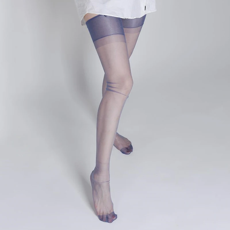 2025 Multi-color See new Through Stockings For Women 110 cm Length Anti Hook Thigh Stockings Non-elastic Long Hosiery For Garter Belt