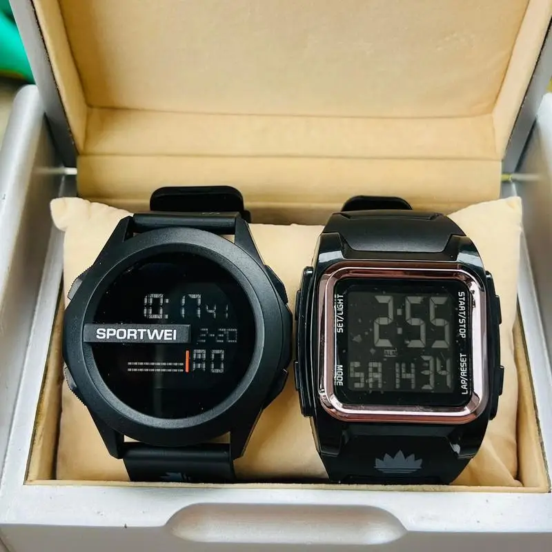 Buy 1 Get 1 Electronic Watch for Man Waterproof Led Light Reloj Deportivo Hombre Free Shippping