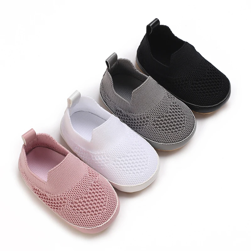 Multicolor 2025 Knitted Infant and Toddler Sports Shoes Children's Casual Shoes Baby Girls and new Boys' First Step Shoes