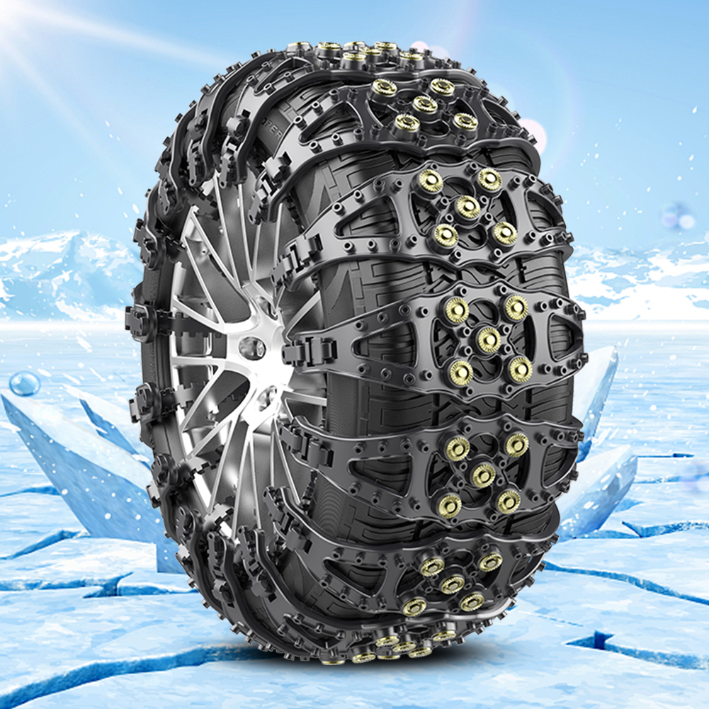 TPU 2/4/6Pcs Chain Snow Car Car Winter Tire Wheels Chains Ties Snow Mud Emergency Anti-slip Chain for Tire Width 165-275mm smile