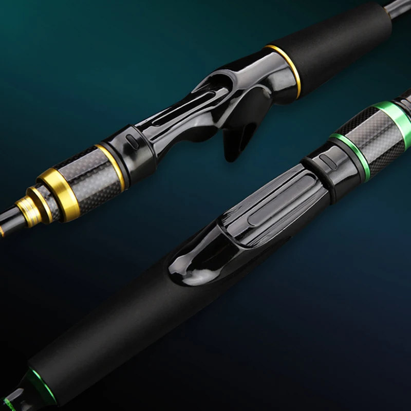 1.65m 1.8m MH Power Casting Fishing Rod 2 Sections Lure Weight 15-45g With Segmented EVA Comfortable Grip Fishing Pole