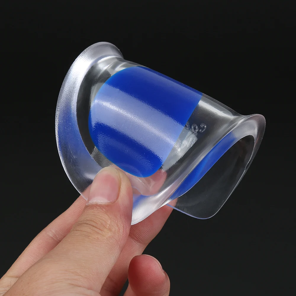 1pair Soft Silicone Gel Insoles Men new Women Transparent 2025 Relieve Foot Pain Heel Insoles Foot Massager Care Shoe Pad Shock Insoles