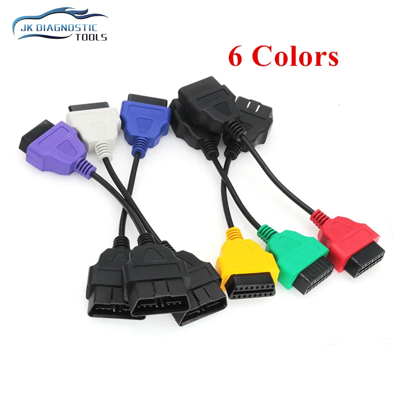 OBD 2 Cable Multi ECU Scan For Fiat ECU Scan OBD2 Connector MultiECUScan Car Diagnostic Tool Auto Adapter Cable 6 Colors