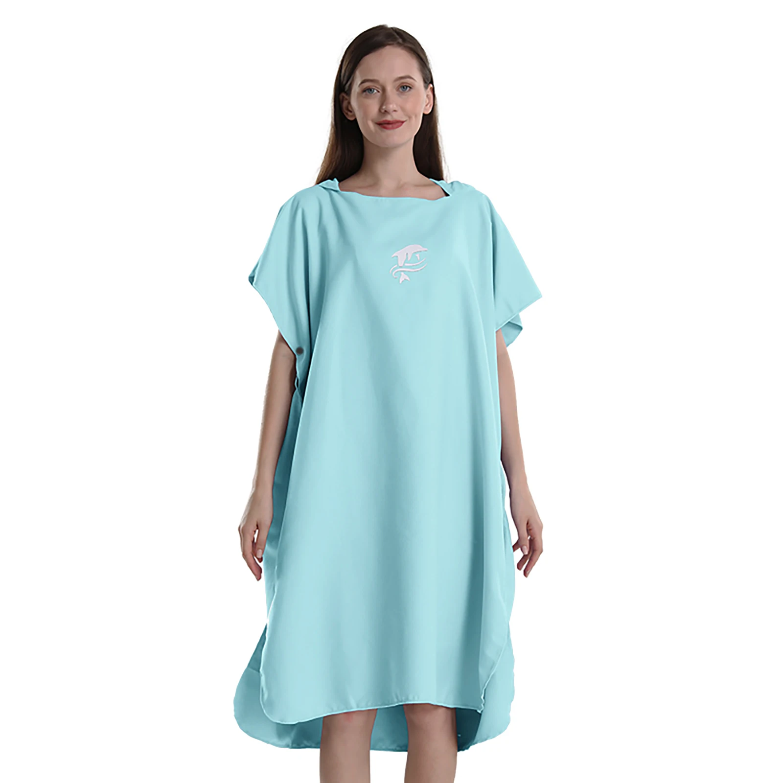 Mutao Unisex Surf Poncho Robe Towel, Microfiber Bathrobe Ponchos Surfer Robe For Surfing Swimming Diving Beach