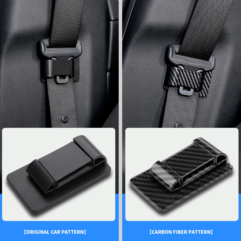 For Tesla Model 3/Y Car Seat Belt Limiter Stopper Safety Adjusting Clip Non-slip Spacing Limit Device Fixed Buckle Accessories