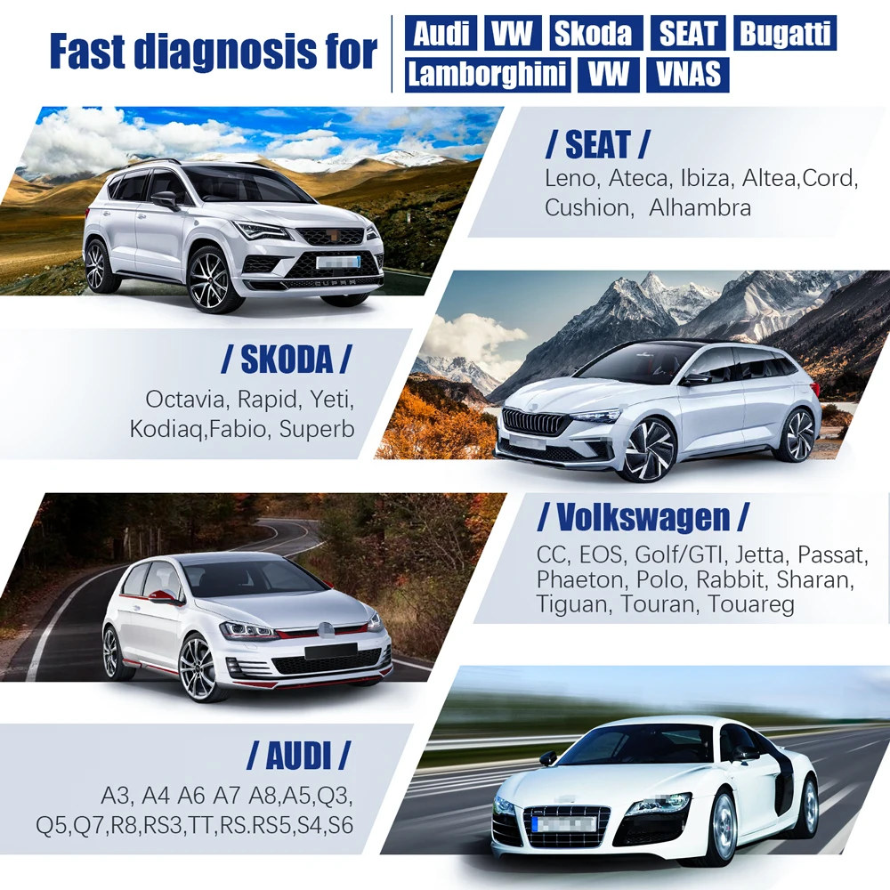 Ancel VD700 OBD 2025 Code Reader OBD2 All System Diagnostic new Tool Airbag ABS Oil TPMS TPMS Reset Auto Automotive Scanner
