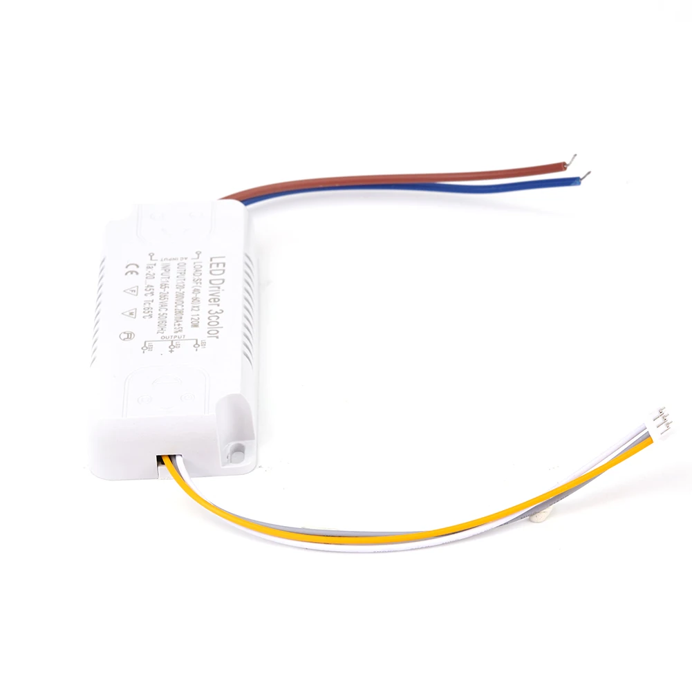 3Color LED Driver 260-280mA Transformer 8-24Wx2 20-40Wx2 30-50Wx2 40-60Wx2 50-70Wx2 For Ceiling Light Chandelier Replacement