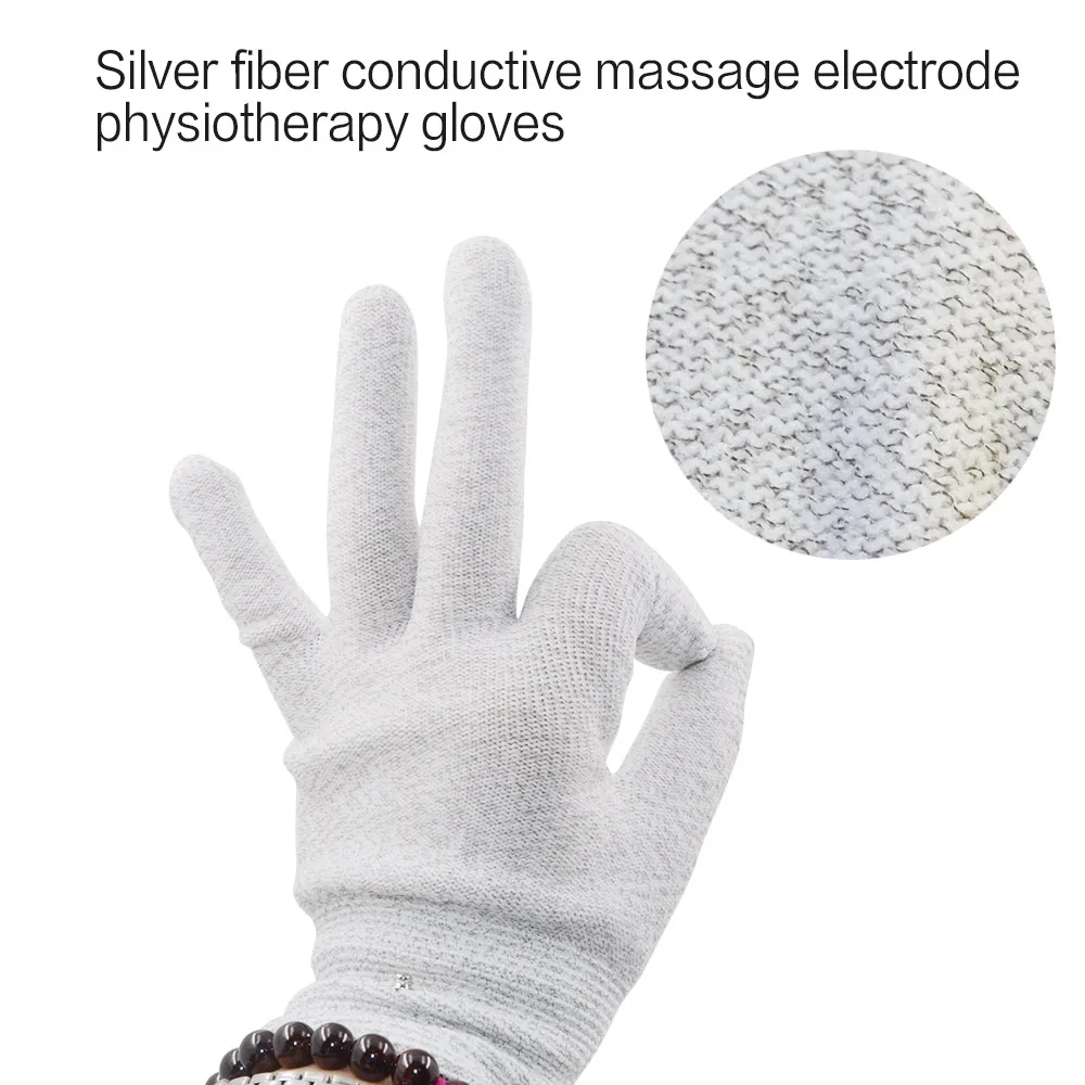 Tens Electrodes 2025 Gloves new Socks Wrist Guard Physiotherapy Accessories for EMS Electric Muscle Stimulator Low Frequency Massager