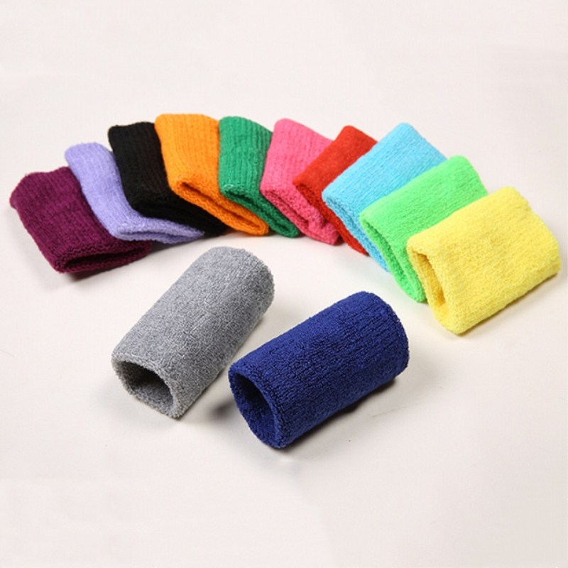 Sport Wristband Sweat Band Wrist Support Hand Brace Wraps Guards for Gym Volleyball Basketball Tennis Running Sweatband