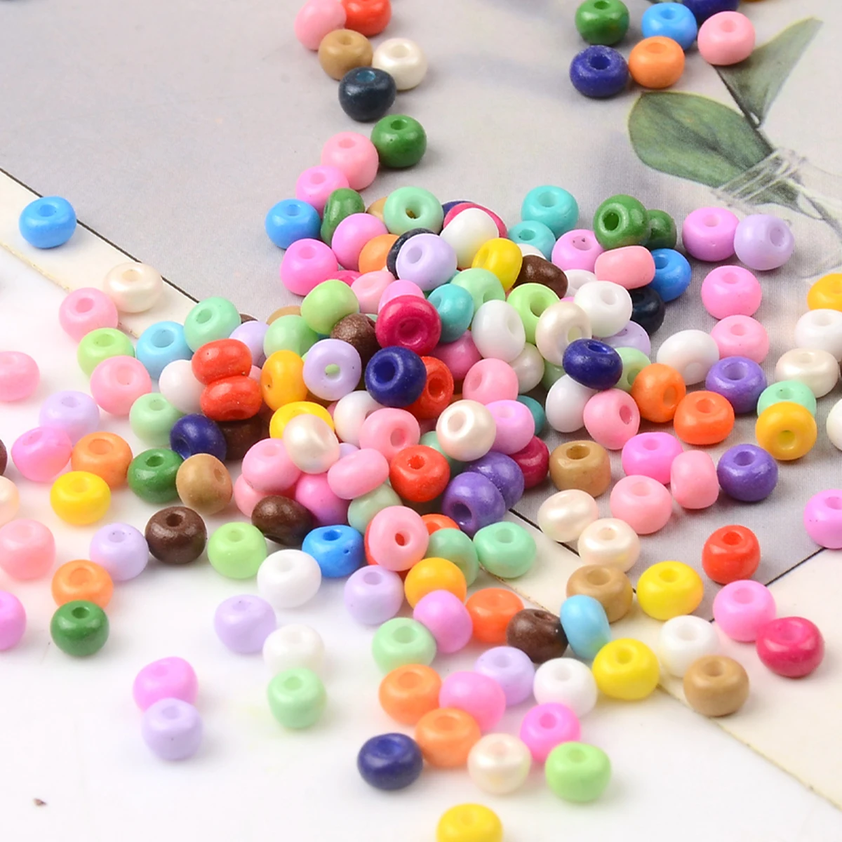 Colorful Uniform mm Charm Czech Glass Seed Beads for Jewelry Making DIY Handmade Bracelet Accessorie Not Easily Fade