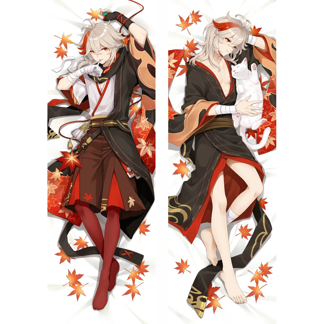 Genshin Impact Ganyu Zhongli Dakimakura Hing Body new 2025 Pillow Case Anime Game Otaku Pillow Cover Home Decoration