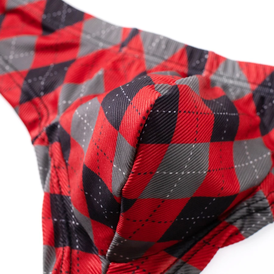 Breathable Plaid Thin Sexy Man's Underwear Briefs Quick-drying Men's Briefs Bikini Gay Underwear Men's lingerie Sexi Y32 335ab 5 35da4