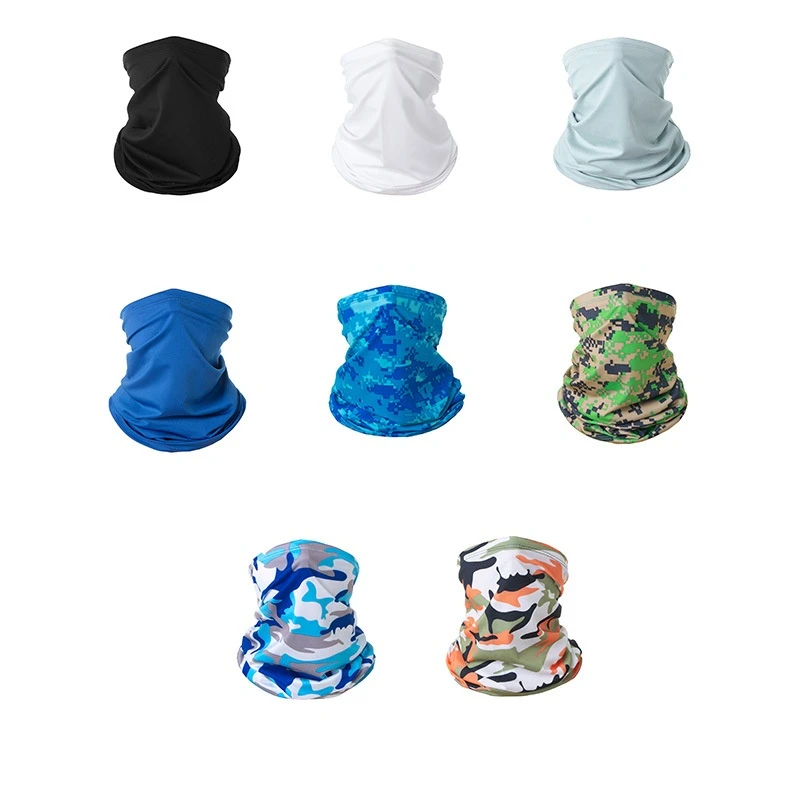 Bicycle riding sunscreen ice silk scarf outdoor mountaineering fishing magic face towel multi functional mask 5